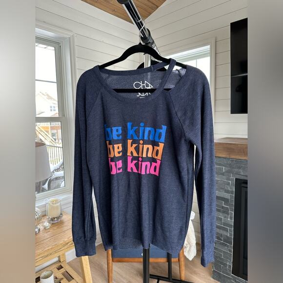 CHASER Be Kind Cozy Tee with Collar Detail - Picture 2 of 8
